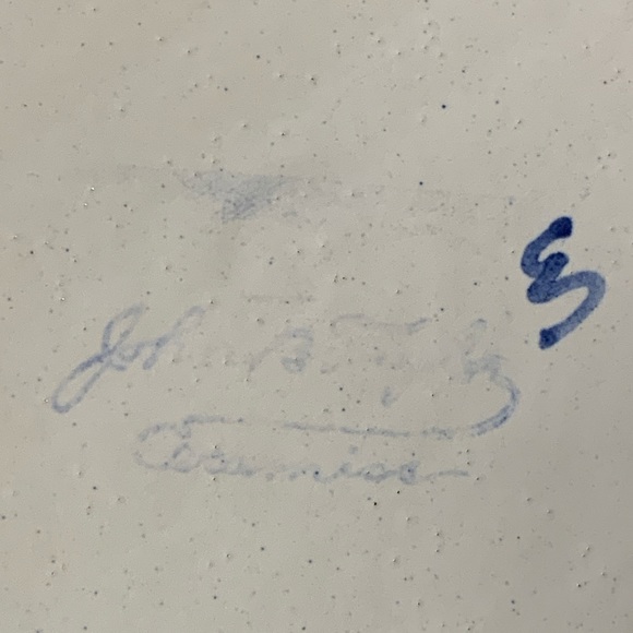 VTG John B Taylor Ceramics Hand-Painted Dinner Plate Pear and Grapes - Picture 6 of 8